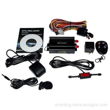 Lowest Price with Full Accessories Coban Vehicle GPS Tracker with Remote Controller + Relay to Cut off Oil Power, GPS103b Tk103b GSM Tracking System